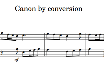 Canon by conversion
