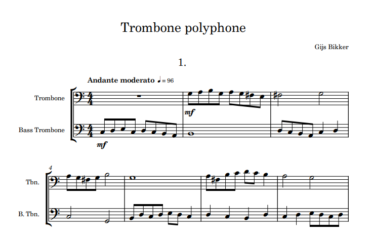 Trombone Polyphone